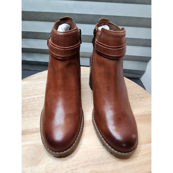 Clarks Leda Strap Side-Zip Boots – Women’s Size 9.5 Mahogany Side-Zip Boot - Picture 6 of 12